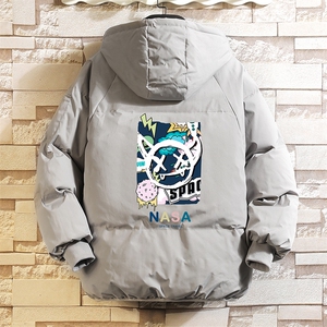 控128加绒面包服男大码羊羔毛衣男MY16275-P100图片