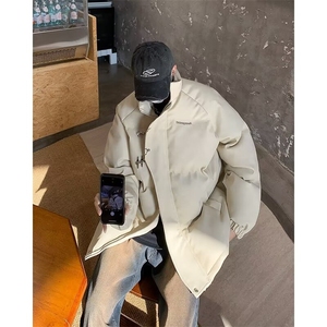 新款男冬季棉袄外套韩版潮流花纹皮棉衣面包服  M2803 P115图片