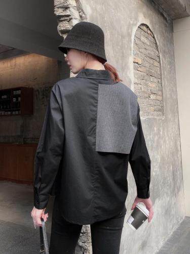 个性假二件套衬衫，女装衬衫，名莹