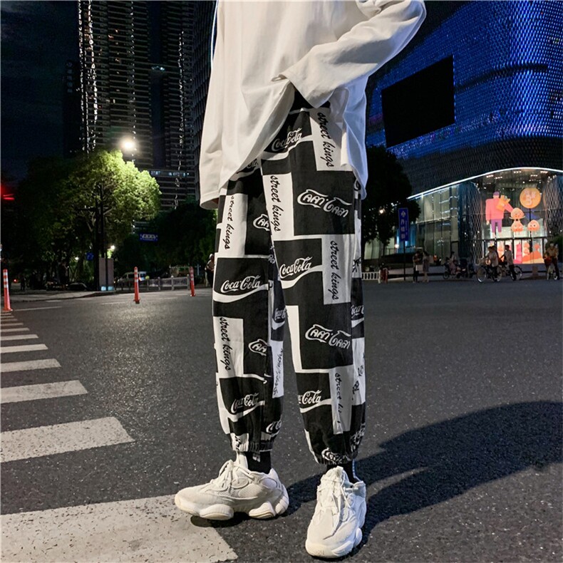 男装秋冬季款新款日系可乐裤子运动休闲潮714-2,男装休闲裤,星座1404-3