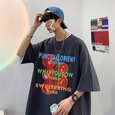 数据超好220克重磅美式潮牌短袖t恤T1213-P28直播有280克品质P38，男装T恤，电商A486
