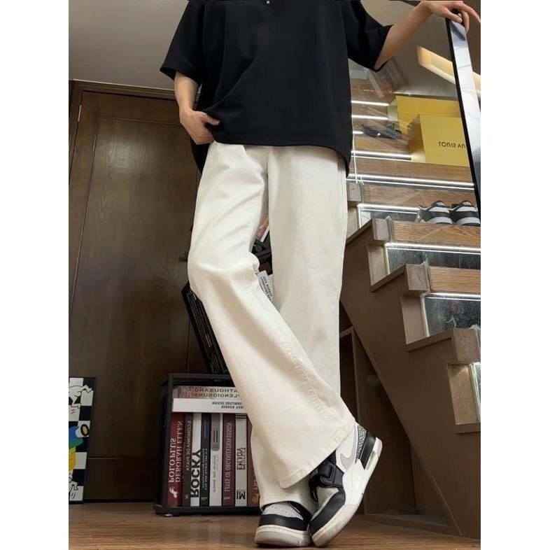 1506A/G752-10/P46原版质量半松紧白色加绒保暖牛仔裤,男装牛仔裤,星座1506A