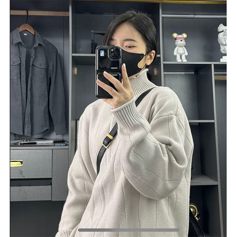 北极绒美式针织开衫潮流外套立领休闲宽松百搭休闲毛衣MF08P55,男装针织衫/毛衣,电商D256A(原A064A)
