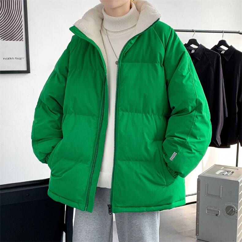 冬季青少年加绒加厚立领棉衣绒里棉服港风外套男士8801-P75控价98,男装棉衣,电商A441-1