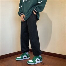 22秋新款麂皮休闲宽松oversize港风束脚休闲裤B266-X828-P60，男装休闲裤，星座B257-1