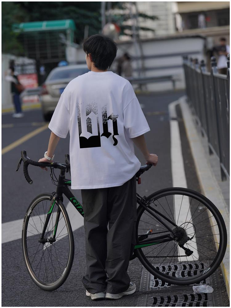重磅前发泡后大印花短袖港风T桖（260克）202-8-T261-P38-控48,男装T恤,星座222-2（原202-8）
