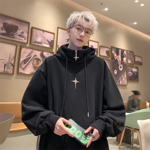 复合牛奶丝假两件加厚连帽卫衣半拉链外套XH42-特P:40 控价:88图片
