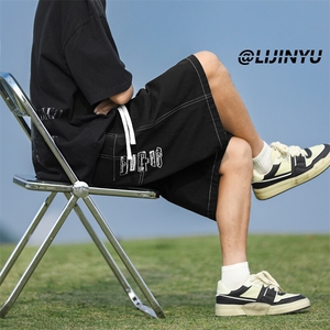 宽松休闲裤夏季休闲潮牌工装潮流百搭纯棉短裤DK326特批3769图片