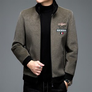 2023冬装新款中年男士休闲棉服中老年棉衣外套上衣ALXB1003-P230，男装棉衣，电商B212（原钱塘6029）