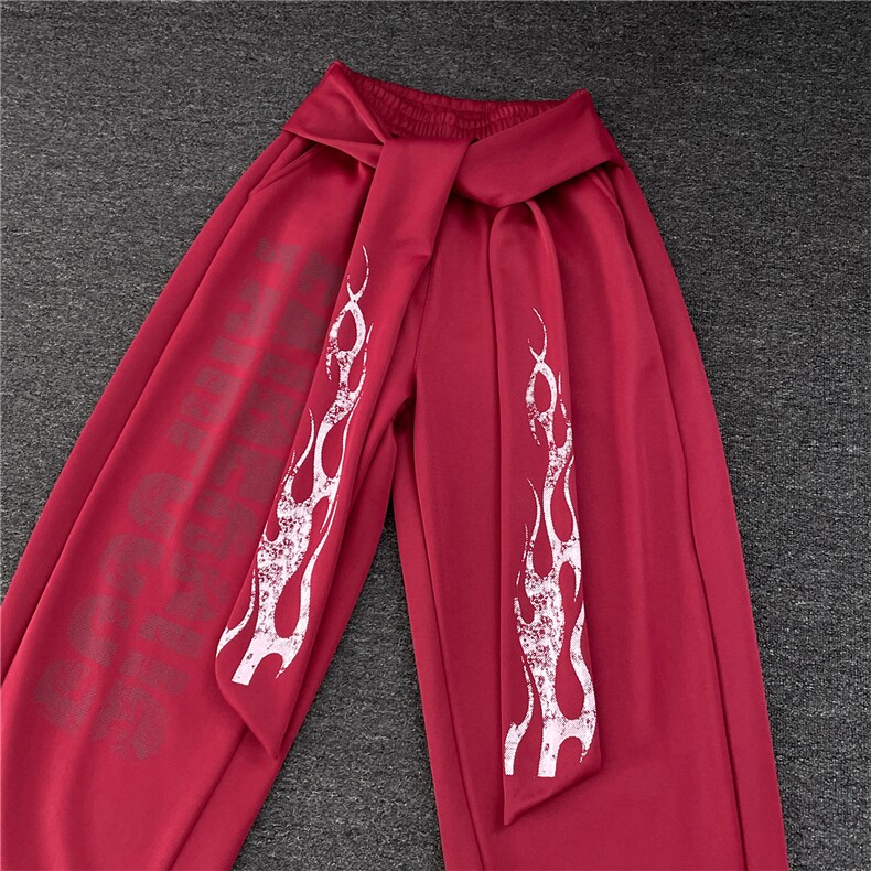 加绒加厚休闲卫裤街头休闲直筒阔腿裤K0856-P48加绒P52,男装休闲裤,星座308B-2