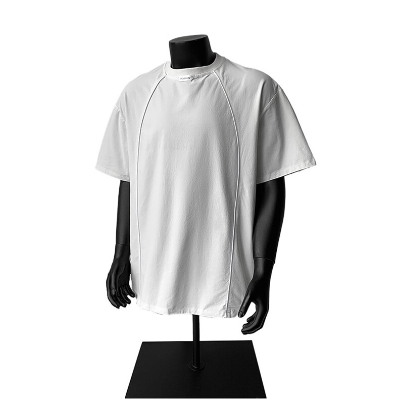 夏季宽松速干短袖设计款衣服反穿个性上衣XZ808B-WH075-特P23,男装T恤,星座808B