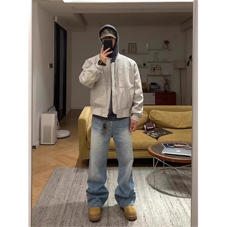 短款夹克潮牌棒球服外套男女同款DY195-P80,男装夹克,星座1213