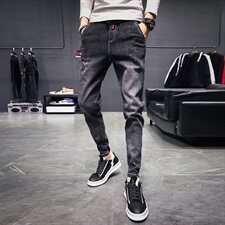 秋冬常年备货潮男裤社会精神小伙修身休闲牛仔裤K11-P68，男装牛仔裤，电商C301