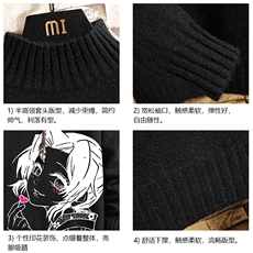 M18153-P45加绒款-P65半高领毛衣男士大码针织衫男毛线衣男砖墙，男装针织衫/毛衣，电商A040A