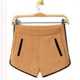 时尚显瘦高腰热裤女夏季新款休闲百搭宽松短裤学生韩版潮流裤子，女装短裤/热裤，秋牧寒烟