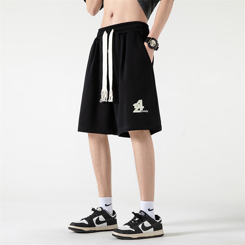 2026夏季直筒短裤ins运动休闲裤潮流宽松夏季五分卫裤XD22897-P45,男装牛仔裤,电商A042