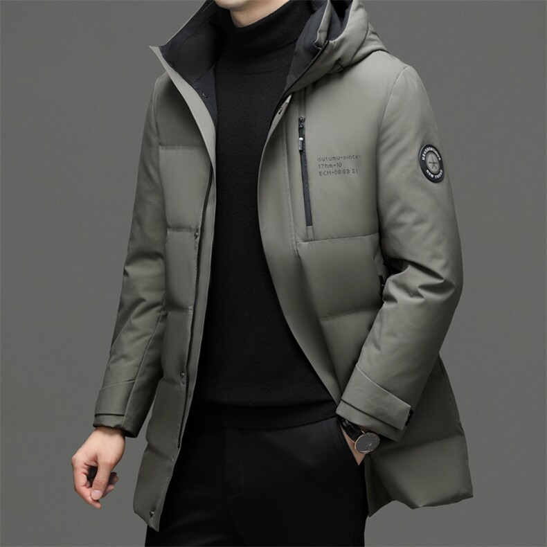 羽绒服男士新款秋冬季宽松休闲中青年保暖连帽外套FF2297-P265,男装羽绒服,星座1105-3
