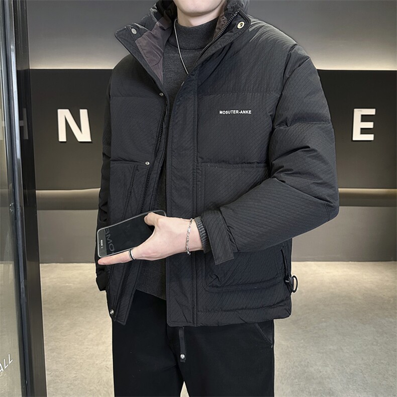店主风2025年新款时尚立领潮流保暖羽绒服男A236-G50-P200,男装羽绒服,电商A236