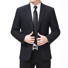 时尚休闲西服上衣男士40岁50中年商务外套宽松春秋季新款爸爸西装，男装西服，电商B212（原钱塘6029）