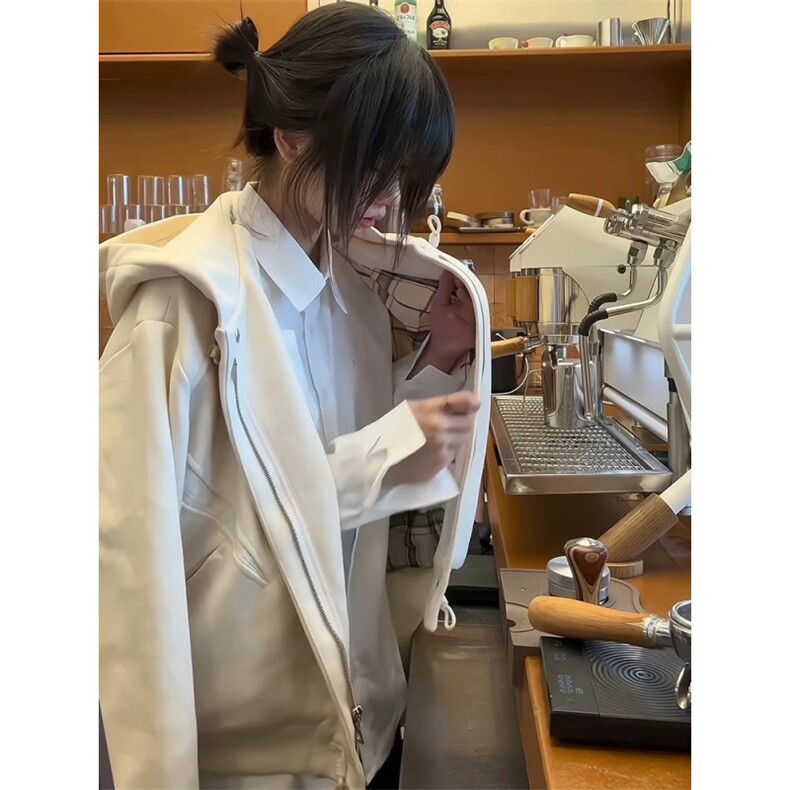 706-1-CWY23-P108现货高质量秋季美式牛角扣格子拼接开衫卫衣,男装卫衣,星座706-1