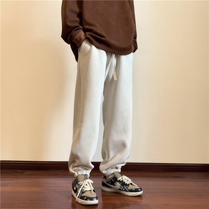 欧棉绒羊羔毛加绒束脚长裤M~5XL XZ604-KG54-P65控78图片