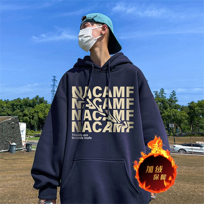 500克重磅秋冬美式加绒加厚卫衣外套DL1607常规特P35加绒特40,男装卫衣,电商A486