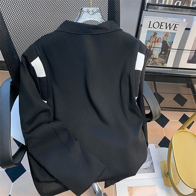 设计感小众西装外套潮牌宽松冷淡风西服高级感炸街上衣HH652P59,男装西服,星座1013-5