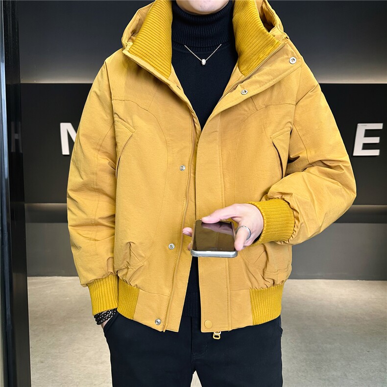 新标90绒工装连帽羽绒服男冬季外套A313-25659-P315控劵后398,男装羽绒服,电商A313