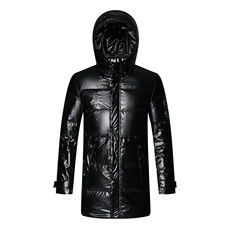 冬季新款羽绒服男中长款外套中年爸爸装厚连帽上衣HPN19008-P300，男装羽绒服，电商B212（原钱塘6029）