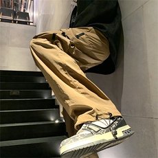24春款纳米皱工装裤休闲裤束脚裤男KP202P55，男装休闲裤，星座1204-3