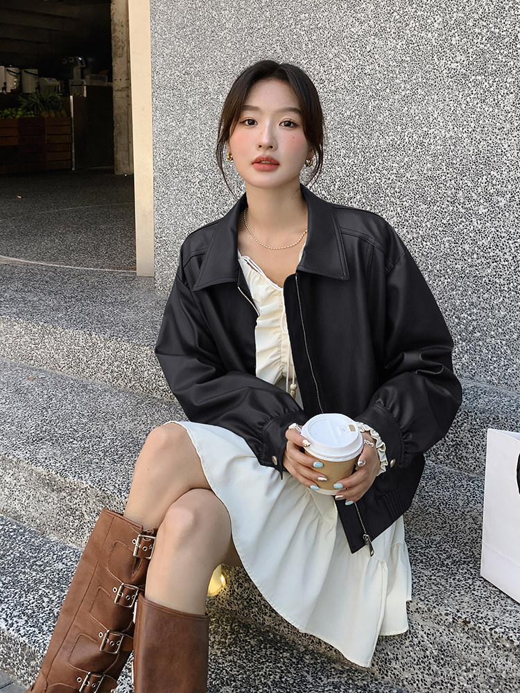 现货2025春装新款休闲复古外套203P130K198,女装短外套,浪娴服饰
