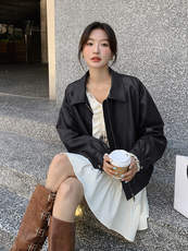 现货2025春装新款休闲复古外套203P130K198，女装短外套，浪娴服饰