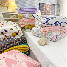 2021新款40支全棉13372大豆纤维豆豆被子被芯暴力熊，被子被芯其他，格格屋家纺（原汀滢家纺）