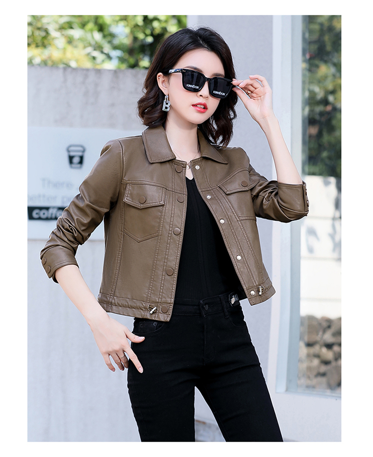 E9766 2580K ÁO DA NỮ XIAENHA MÙA XUÂN THU ĐÔNG KÍN CỔ THỜI TRANG NỮ G06 SẢN PHẨM MỚI