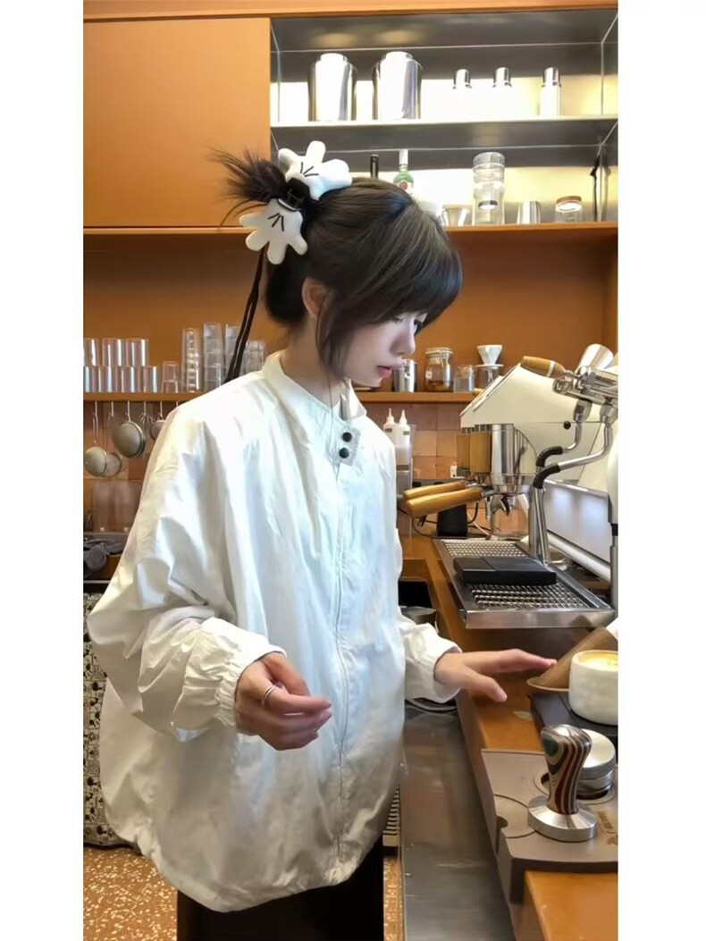 OclinG9四色哈灵顿立体裁剪下摆可调节尼龙防晒衣F25218批48,男装防晒衣,星座1004-6