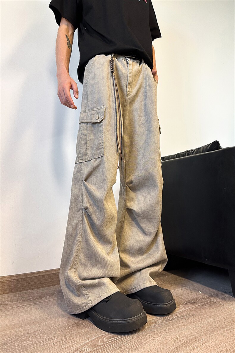 903-AK08-特P60【S-3XL】美拉德复古卡其沙色工装裤!4,男装工装外套,星座903