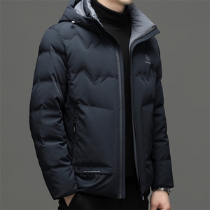 DF22603钱塘2020-2商务百搭简约厚款连帽新款中年男士羽绒服P245图片