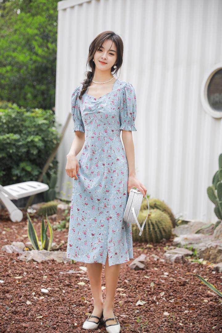 碎花系列连衣裙，女装连衣裙，芭蕾雨