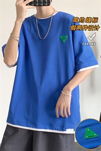夏季新款男士短袖T恤港风时尚舒适百搭青春帅气潮牌TC3130-P30图片