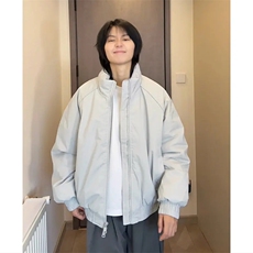 现货美式高街休闲棉衣夹克三防立领纯色户外工装加厚棉服外套，男装夹克，电商A486