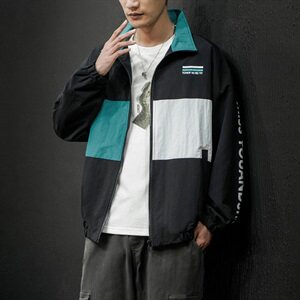 男士外套春秋款韩版潮流夹克上衣宽松休闲百搭棒球服DS872TP50图片