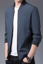 BNC02钱塘2020-2男士春秋新款棒球领夹克外套时尚简约主推款P55，男装夹克，钱塘207-2