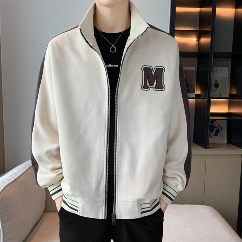店主风外套男2023新款秋季潮流百搭宽松棒球服夹克上衣JK0295-P90,男装夹克,星座308B-2