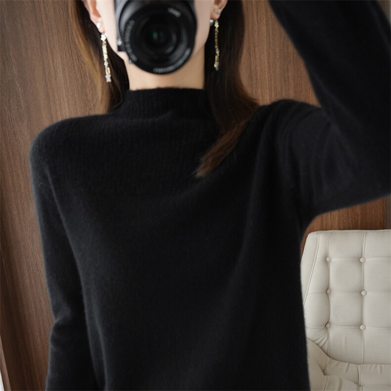 断码39元半高领羊毛背心女西装内搭外穿上衣坎肩无袖打底针织衫，女装羊毛衫，开创羊绒