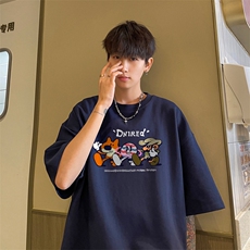 量大优供视频230g重磅纯棉短袖T恤男NT245-特P19控38，男装T恤，电商B367