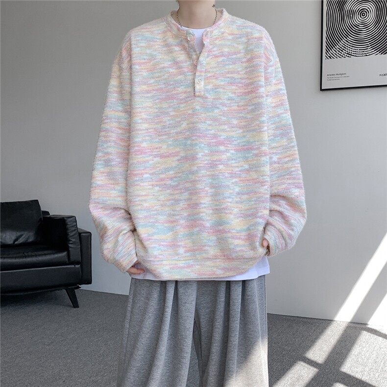 WY5541-P45特控88大码情侣彩色亨利领长袖卫衣外套,女装短外套,电商D232