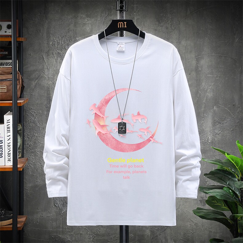 TX3209-P25纯长袖t恤男大码圆领打底衫体恤展架,男装T恤,电商A040A