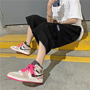 夏季新款短裤男潮牌宽松痞帅休闲工装裤ins港风七分裤DK1650-P25,男装休闲裤,星座1008-1