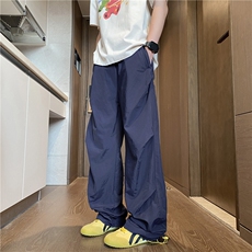 抖音品质夏季新款美式字母速干宽松休闲裤B315-K25505-特p35控68，男装休闲裤，电商B315