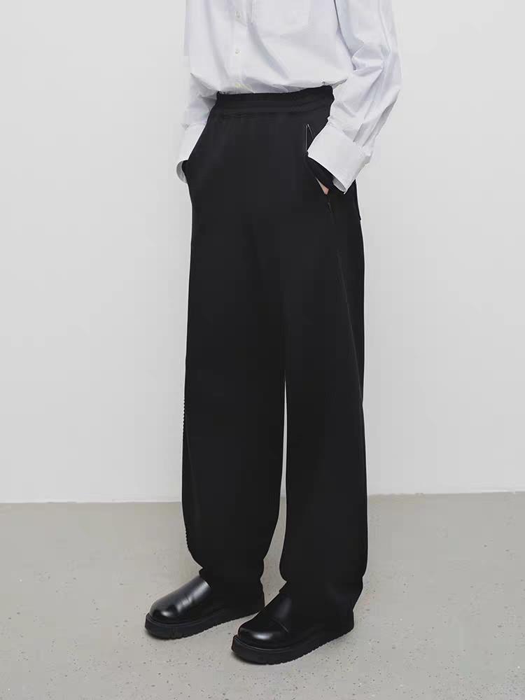 慵懒宽松休闲裤女25秋新款洋气垂感阔腿裤,女装休闲裤,泰合衣坊